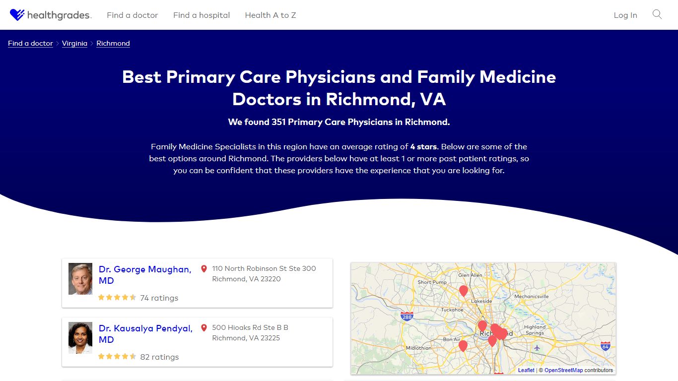 Best Primary Care Physicians in Richmond, VA - Healthgrades